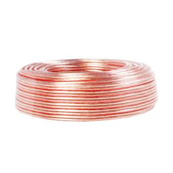 Høyttalerkabel 2x 0.75 mm² | 10.0 m | Gjennomsiktig