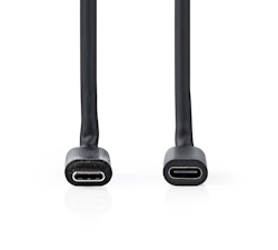 USB-kabel USB 3.2 Gen 1 | USB-C™ Hann | USB-C™ Hunn | 5 Gbps | Nikkel belagt | 1.00 m