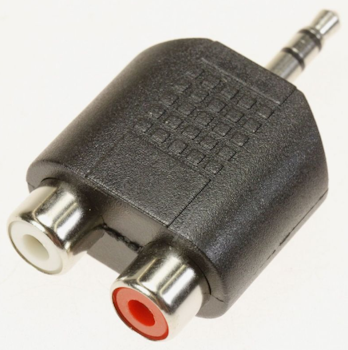 3,5MM JACK HANN STEREO/2 X PHONO HUNN, ADAPTER