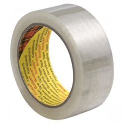 3M Scotch Emballasjetape 66m x 38mm Gjennomsiktig 6pk