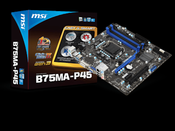 MSI B75MA-P45 LGA 1155 hovedkort