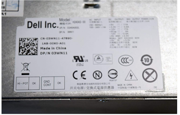 DELL PSU 24W L240as-00 H240as-00 3wn11 03wn11 For Dell 390 790 990 Sff