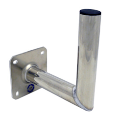 Veggfeste Parabol/Antenne L-typ Aluminium 250mm fra vegg, Ø=50mm