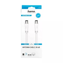 Antennekabel 90dB 1,5m Hvit