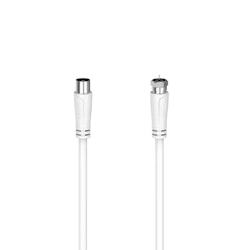 Antennekabel SAT 120dB F-Plug-F-plug Vit 1,5m