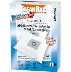 Støvsugerpose CleanBag M 101 DAE 4pk AEG / Nilfisk / Samsung / LG