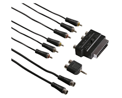 HAMA Kabel Universal DVD Scart KIT 2m kabel