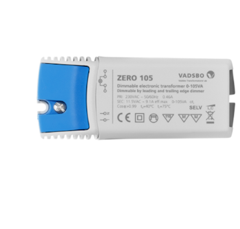 Zero 105 dimbar elektronisk transformer 0-105VA