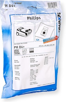Støvsugerposer 4X Philips PH 84+