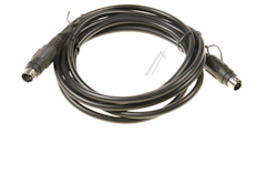 SVHS til SVHS kabel | 2m | Sort