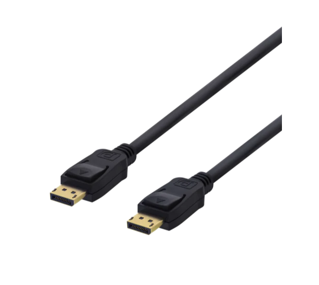 Sertifisert DisplayPort 1.2-kabel, 5m, svart