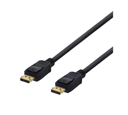 Sertifisert DisplayPort 1.2-kabel, 5m, svart