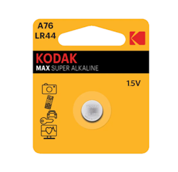 KODAK A76 / LR44 knappcellebatteri