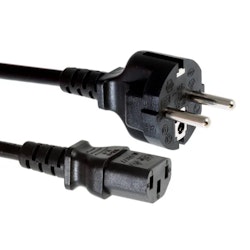 Cisco / Volex 92-0125-250BK Strømkabel C13 Euro 2.5m