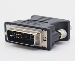 DVI 6+5pin til VGA adapter (for older color/monochrome CRT monitors)