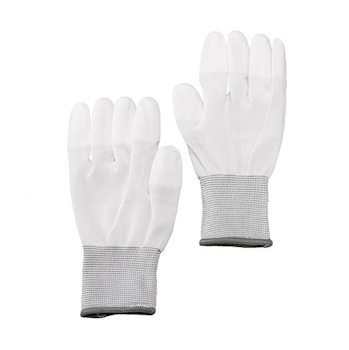 antistatiske nylonhansker for teknikere - small (åpning for pekefinger og tommel)