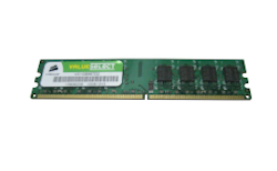 Corsair Value Select 1GB PC2-5300 DDR2-667MHz non-ECC Unbuffered CL5 240-Pin DIMM Dual Rank Memory Module VS1GB667D2