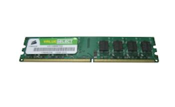 Corsair Value Select 1GB PC2-5300 DDR2-667MHz non-ECC Unbuffered CL5 240-Pin DIMM Dual Rank Memory Module VS1GB667D2