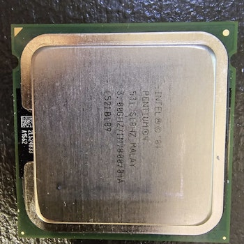 Intel® Pentium® 4 Processor supporting HT Technology 3.00 GHz, 1M Cache, 800 MHz FSB