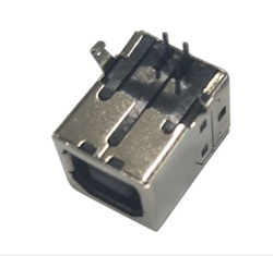 Loddbar USB-B-kontakt 2.0, Sokkel, USB-B 2.0, Rettvinklet, Posisjoner - 4