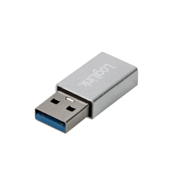 LOGILINK USB 3.2 Gen1 Type-C-adapter, USB-A/M til USB-C/F, sølv