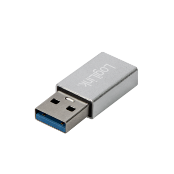 LOGILINK USB 3.2 Gen1 Type-C-adapter, USB-A/M til USB-C/F, sølv