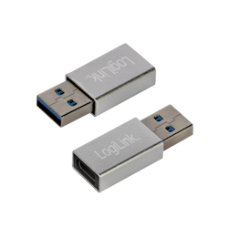LOGILINK USB 3.2 Gen1 Type-C-adapter, USB-A/M til USB-C/F, sølv