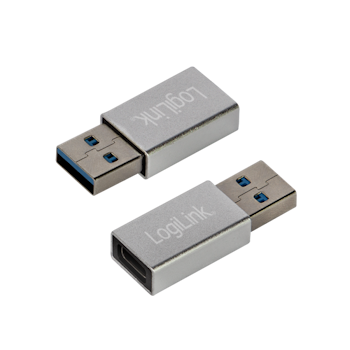 LOGILINK USB 3.2 Gen1 Type-C-adapter, USB-A/M til USB-C/F, sølv