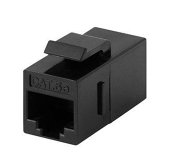 Deltaco 396-8 Connector for keystone mounting UTP (unshielded) Cat5e female female