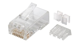 MicroConnect Modular Cat6A Plug RJ45, 10stk