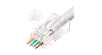 MicroConnect Unshielded nettverksplugger, Plug RJ45, 8P8C, CAT6, 50stk
