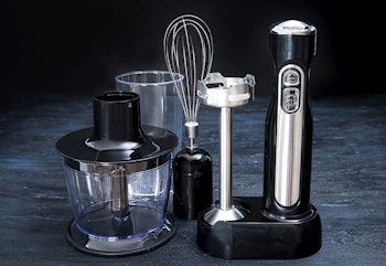 Gastronoma Stavmixer inkl. utstyr | Oppladbar | Svart