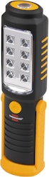 Arbeidslampe med magnet, roterende  8+1LED 3x AA