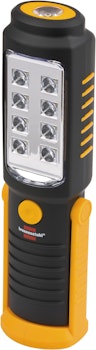 Arbeidslampe med magnet, roterende  8+1LED 3x AA