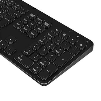 Regnbuefarge bakgrunnsbelyst tastatur, 2,4 GHz
