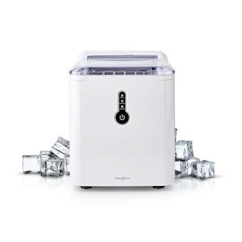 Isbitmaskin Isproduksjon 12 kg | Kapasitet 1.6 l | Hvit