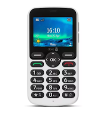 Doro 5861 4G | Hvit/Svart *