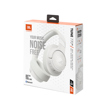 JBL Tune 770NC ANC Bluetooth hodetelefoner hvit