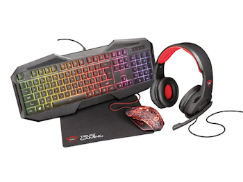 Trust GXT 788RW 4-i-1 spillpakke for pc og bærbar PC