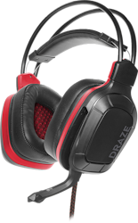 DRAZE Gaming Headset - for PC/PS5/PS4/Xbox SeriesX/S/Switch/OLED/Lite, sort