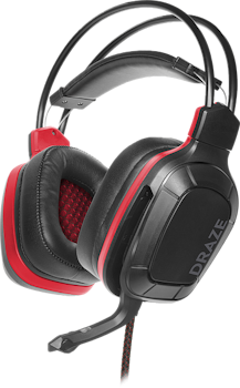 DRAZE Gaming Headset - for PC/PS5/PS4/Xbox SeriesX/S/Switch/OLED/Lite, sort