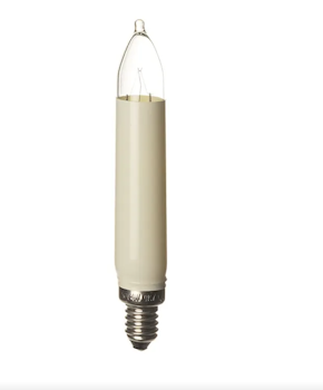 Lyspære julestake / juletre E10 16V 4W 2-pk