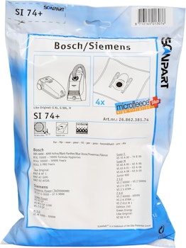 Støvsugerposer 4X Bosch/Siemens SI 74+