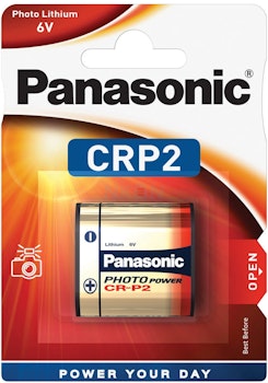 CRP2 6,0V-1600MAH Lithium battteri til kamera