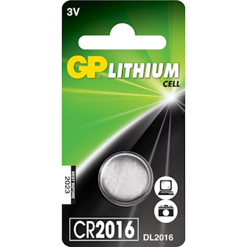 GP Lithium batteri CR2016