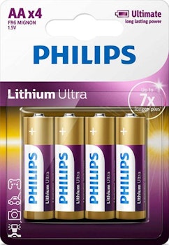 Philips Lithium Ultra AA FR6