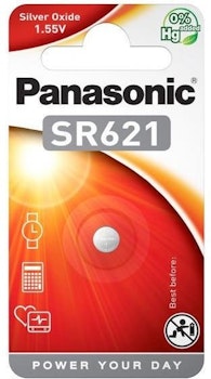 SR621 1,55V-15mAh knappcelle