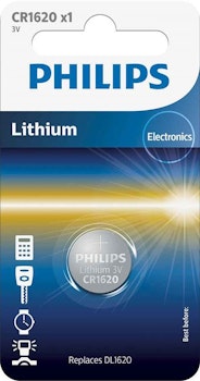 Philips 1620 knappcellebatteri