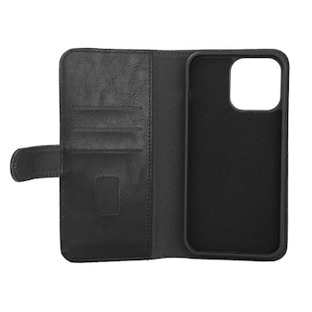 Lommebokdeksel iPhone 15 Pro Max | Resirkulert TPU | Sort