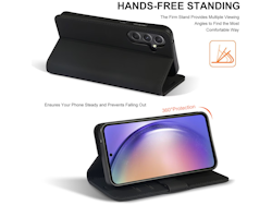 Lommebokdeksel Samsung Galaxy A55 | PU | Sort